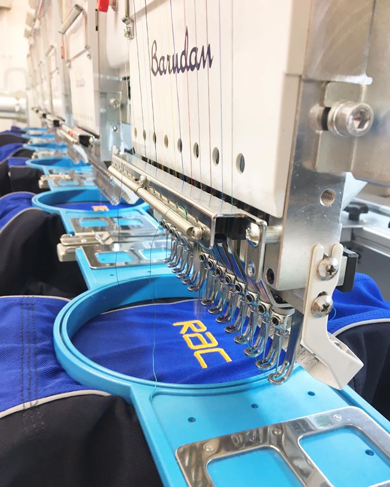 RAC personalised uniform